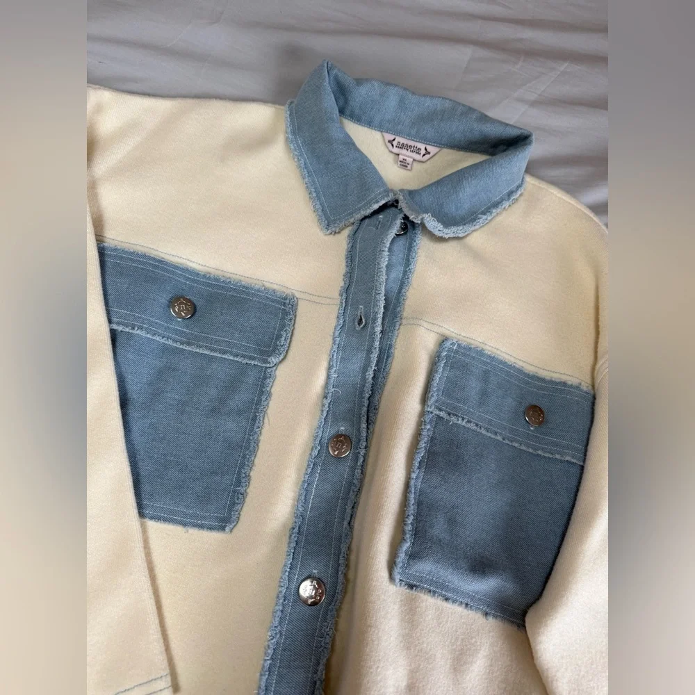 N/A frayed denim